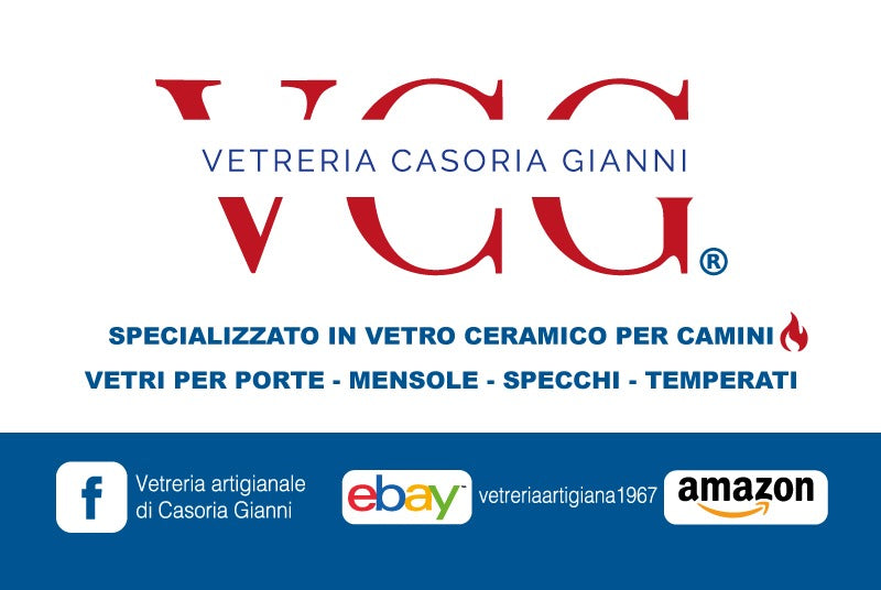 Vetro ceramico su misura 100 cm x 49,7 cm spessore 4mm spedizione inclusa
