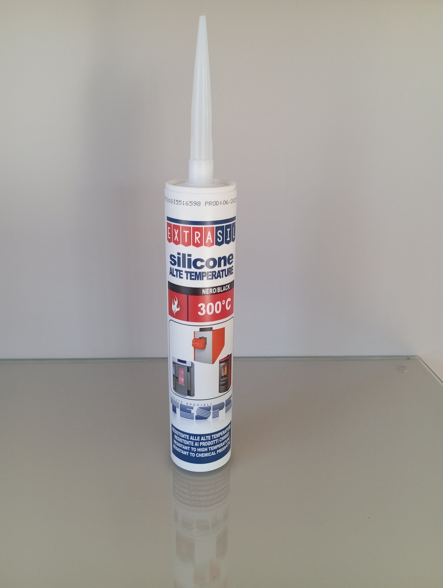 Vetro ceramico 33,5 cm x 33,5 cm spessore 4mm spedizione inclusa + 2metri liniare piatta larga 10mm + 5metri lineari tonda da 8mm + silicone alta temperatura