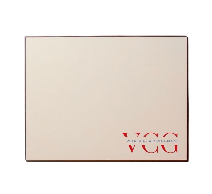 Vetro ceramico UNIVERSALE, misura compatibile per termocamino "VULCANO 25" [41x52cm]
